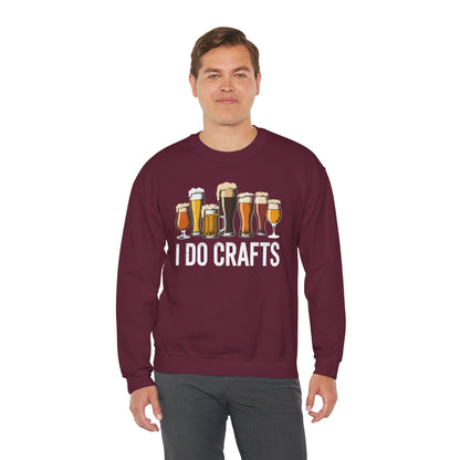 Craft Beer Vintage I Do Crafts Home Brew Art Sweatshirt