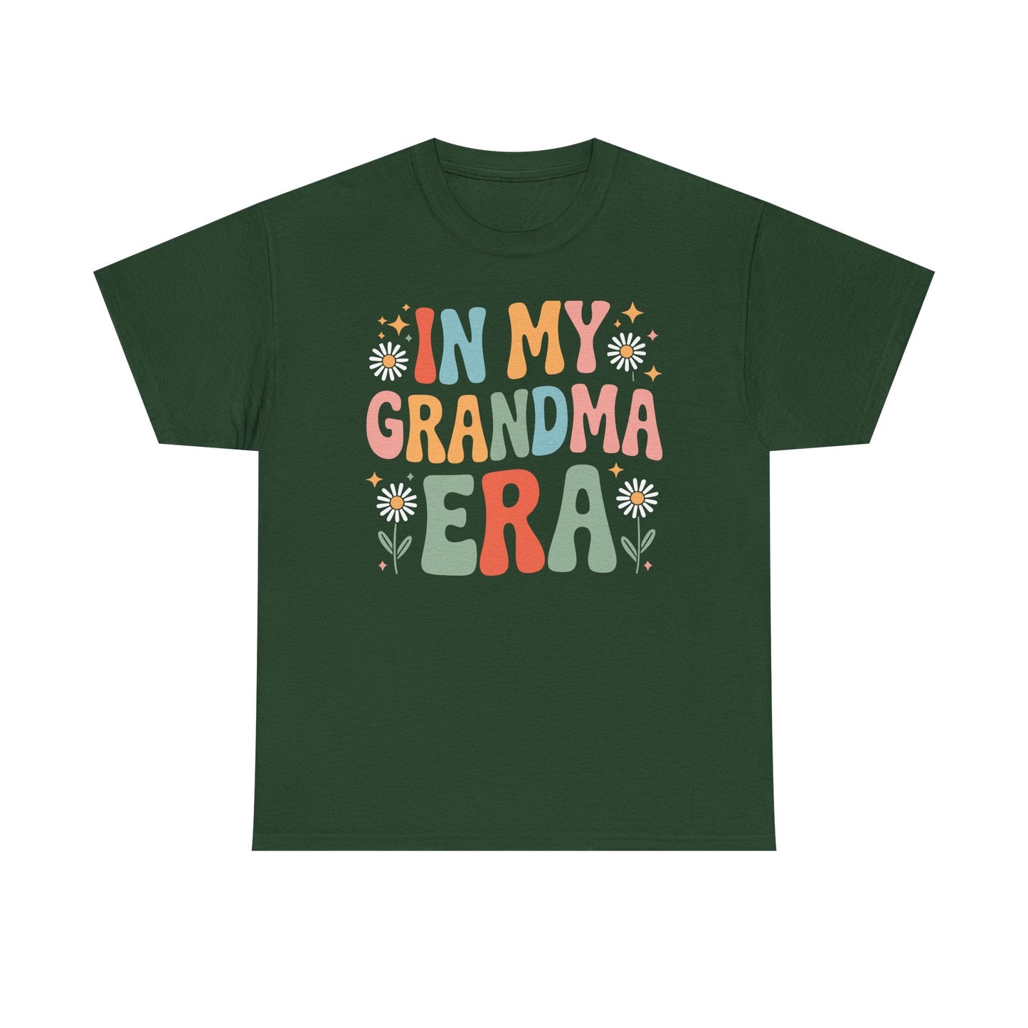 In My Grandma Era Funny Sarcastic Groovy Retro Mothers Day T-Shirt