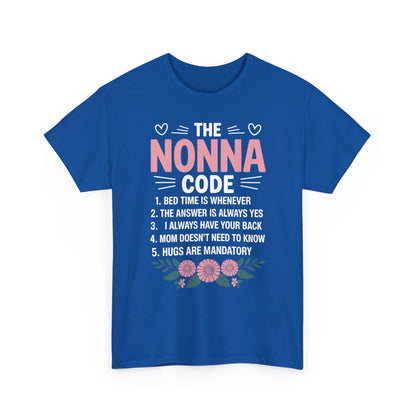 The A Nonna Code Funny Grandma Mothers Day Gifts T-Shirt