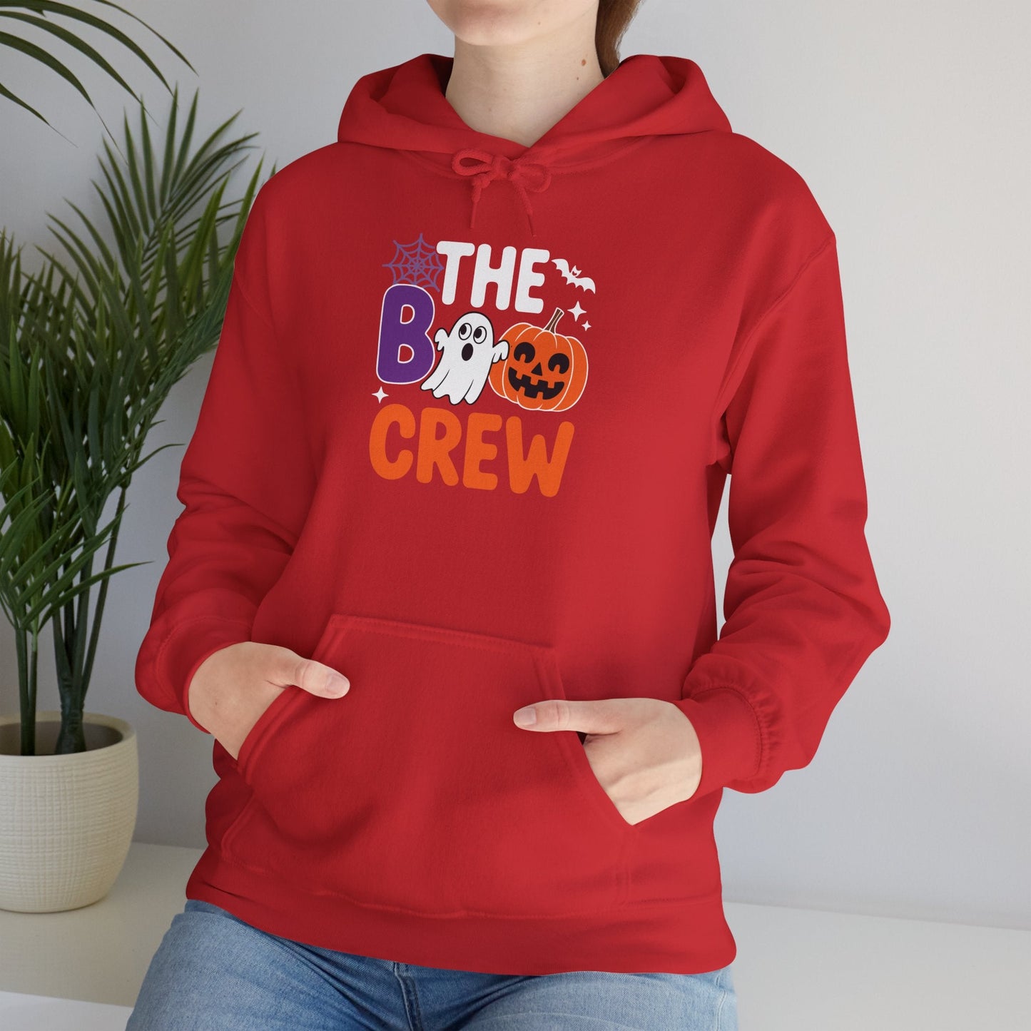Halloween The Boo Crew Cute Ghost Spooky Family Matching Hoodie
