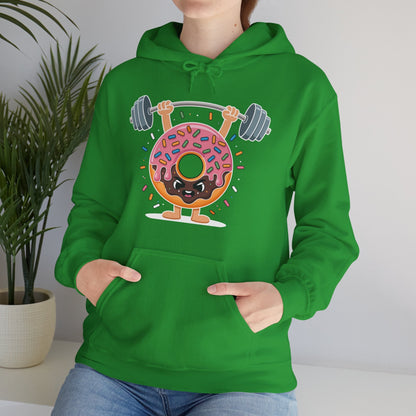 Funny Weightlifing Fitness Workout Gym Donut Lover Hoodie