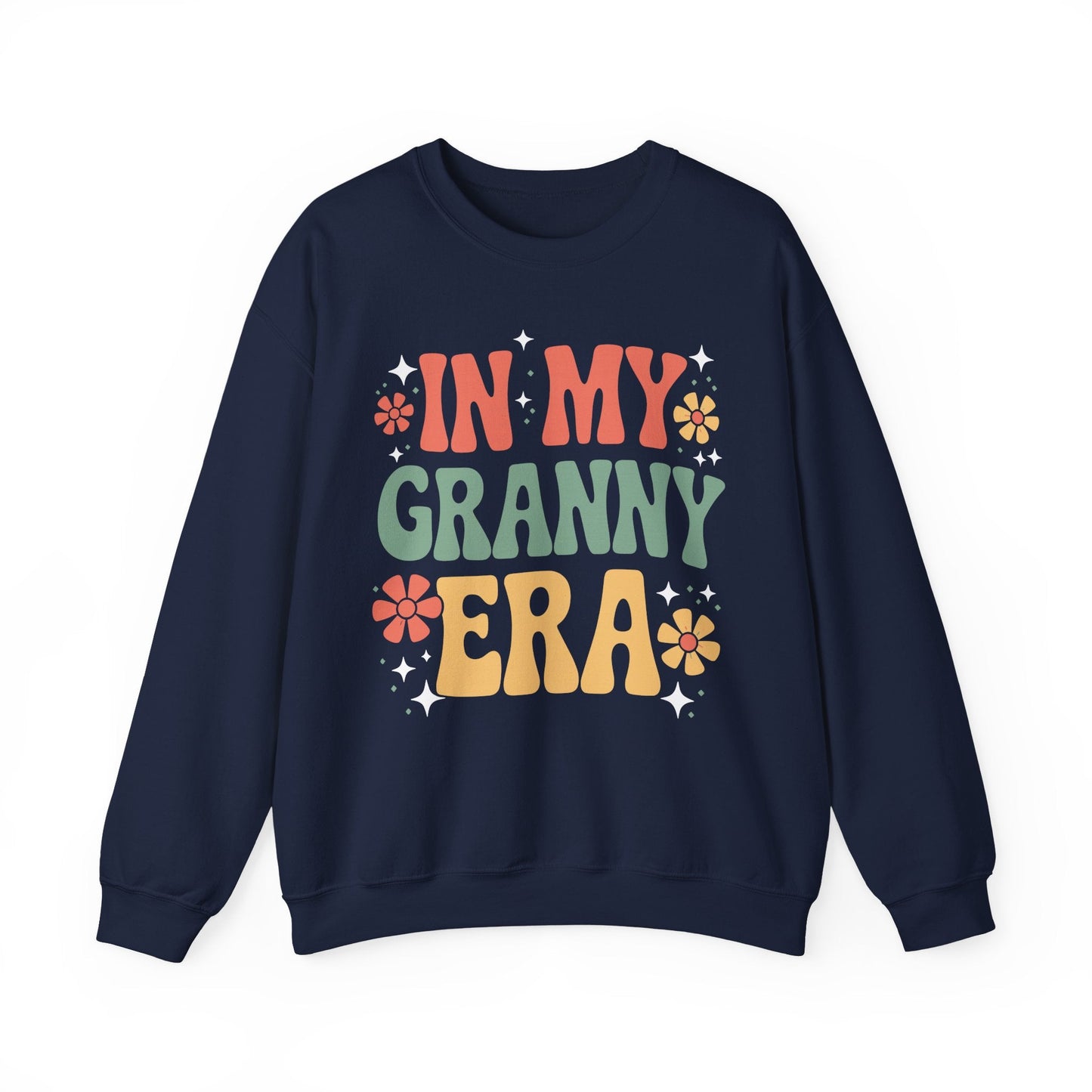 In My Granny Era Funny Sarcastic Groovy Retro Mothers Day Sweatshirt