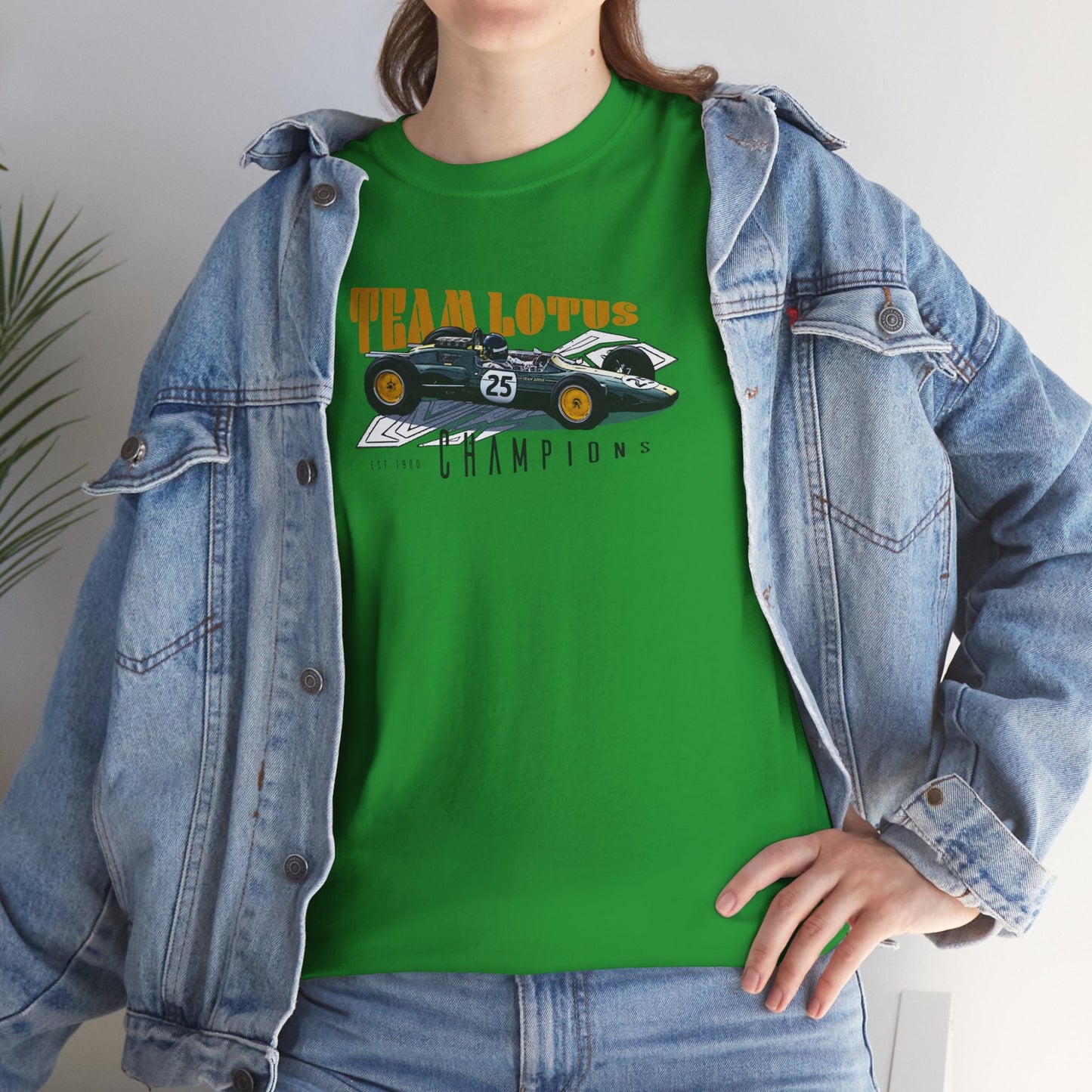 Team Lotus Champion Car T-Shirt Celebrate Racing Legacy and Speed