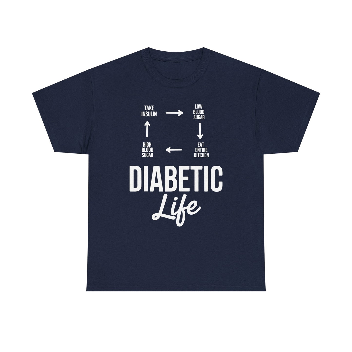 Funny Diabetic Type 1 Diabetes T1D Diabetes Awareness T-Shirt