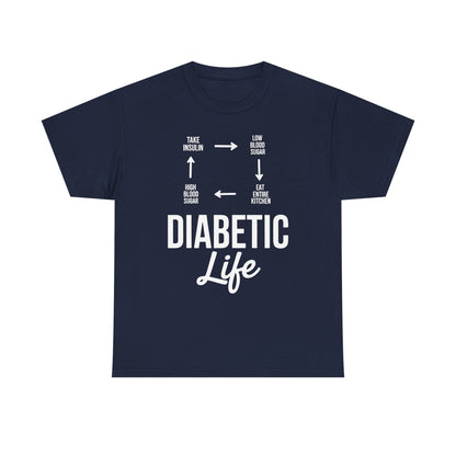 Funny Diabetic Type 1 Diabetes T1D Diabetes Awareness T-Shirt