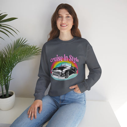 Cruise In Style Car Lovers Sweatshirt