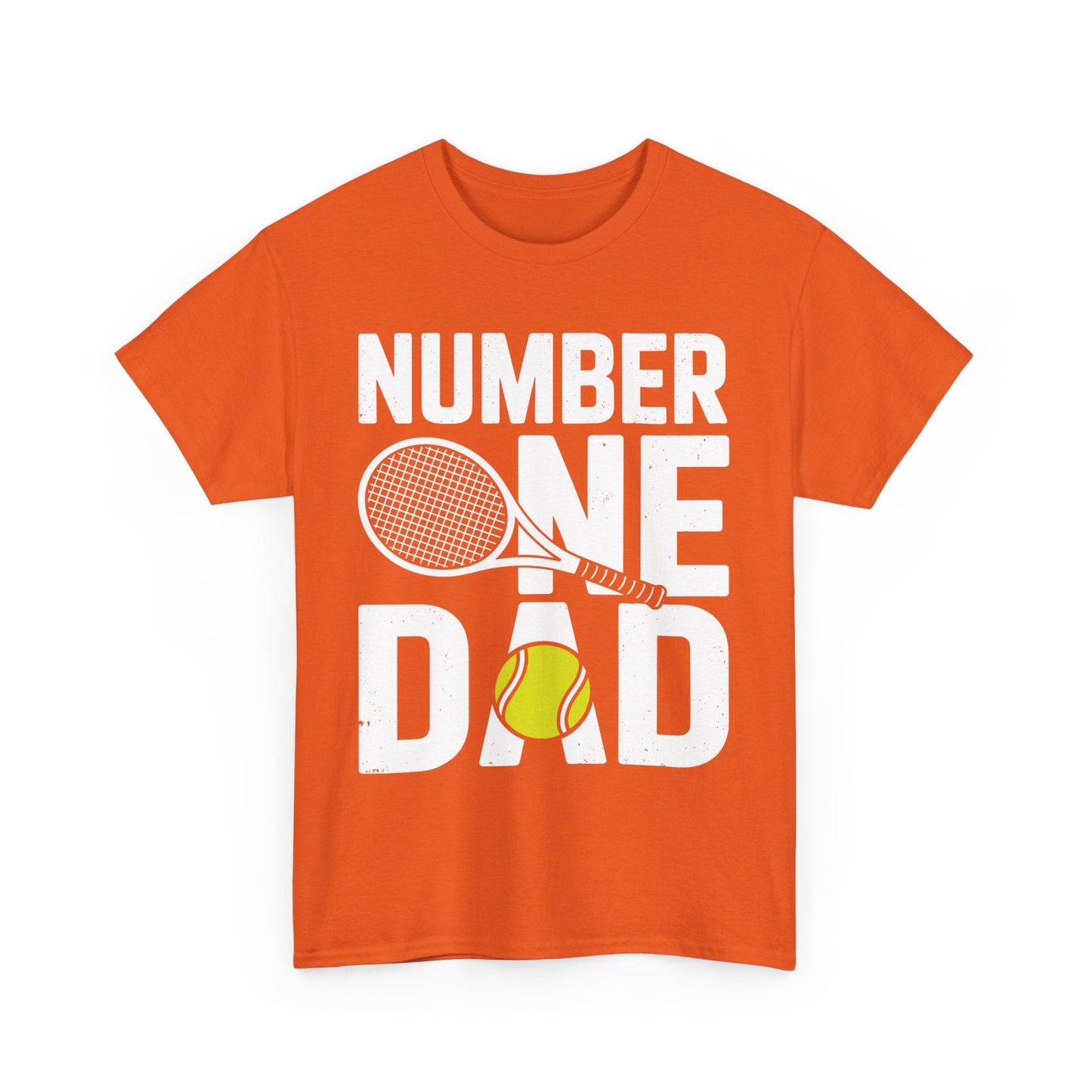 Tennis Dad Number One Daddy with Tennis Sayings Fathers Day T-Shirt