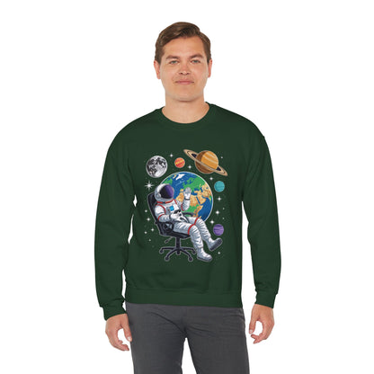 Astronaut Gamer Space Gaming System Planets Sweatshirt
