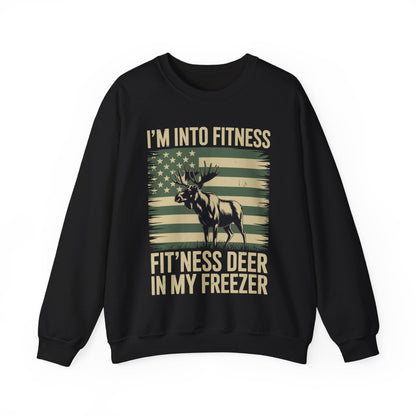 Hunting Im Into Fitness Fit Ness Deer Freezer Men Women Sweatshirt