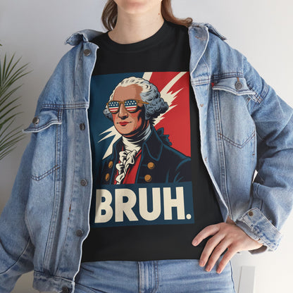 4th Of July 2025 George Washington Bruh. Meme Patriotic T-Shirt