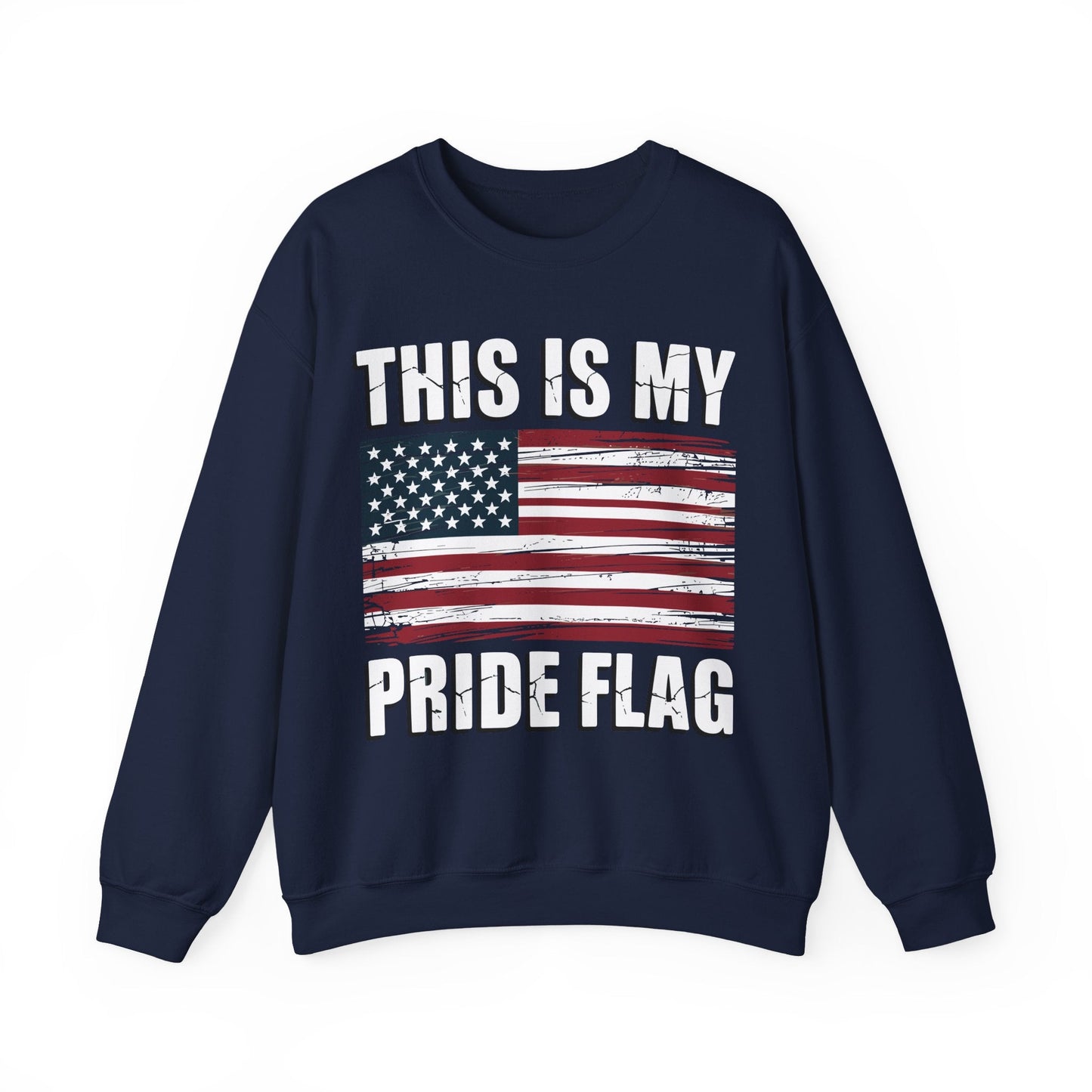 This Is My Pride Flag USA American 4th of July Patriotic Sweatshirt
