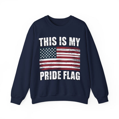 This Is My Pride Flag USA American 4th of July Patriotic Sweatshirt