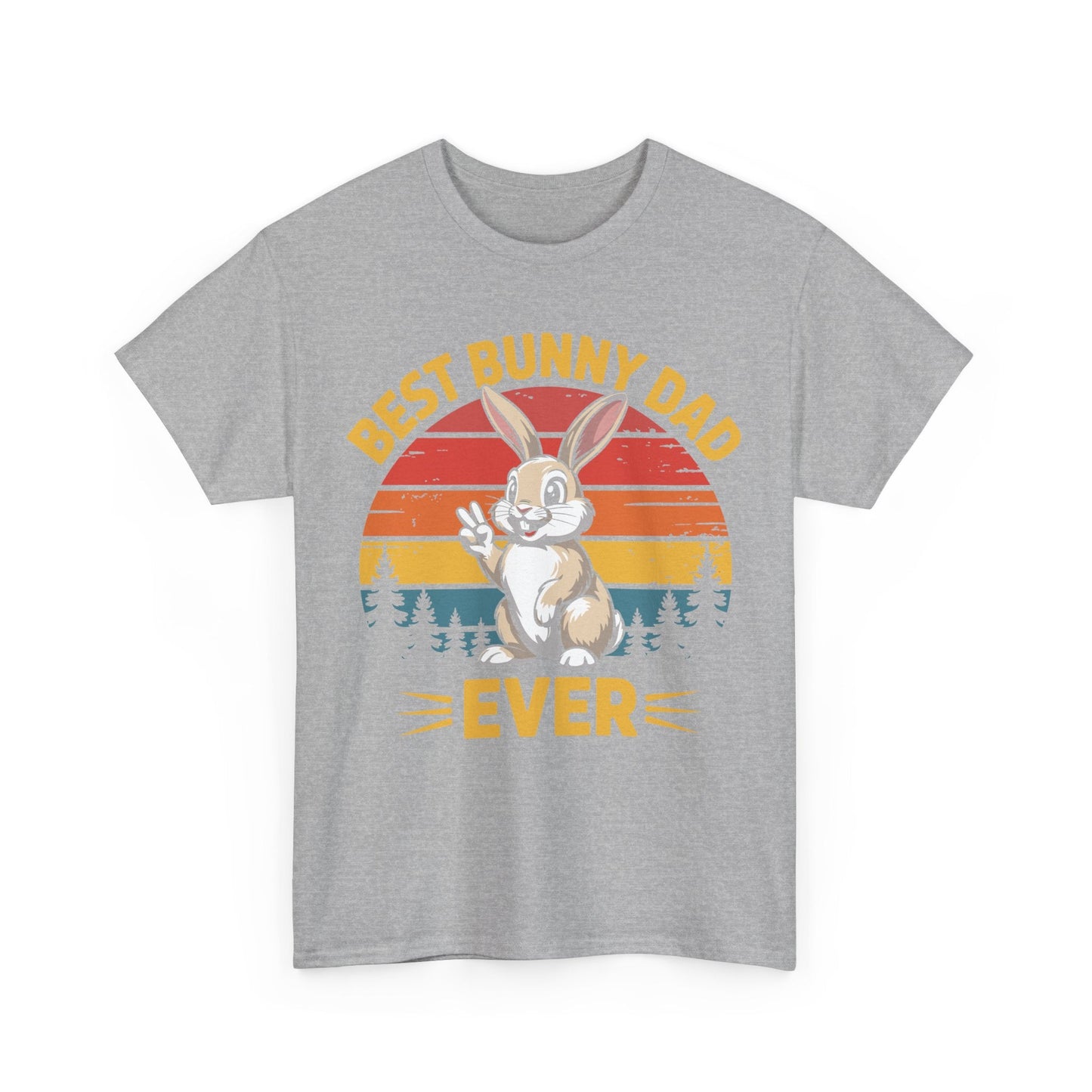 Best Bunny Dad Ever Funny Rabbit Lover Dad Gift T-Shirt for Pet Owners