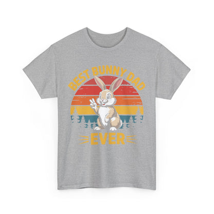 Best Bunny Dad Ever Funny Rabbit Lover Dad Gift T-Shirt for Pet Owners