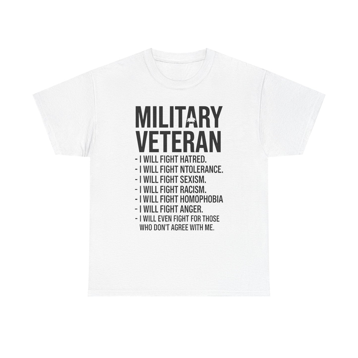 Military Veterans Against Trump 2025 Fight USA Election T-Shirt