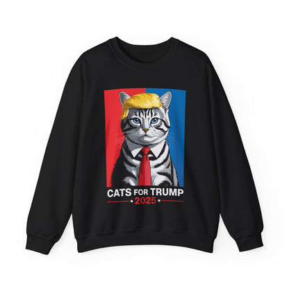 Cats For Trump 2025 Funny Tee For Vance Trump Sweatshirt