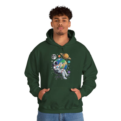 Astronaut Gamer Space Gaming System Planets Hoodie