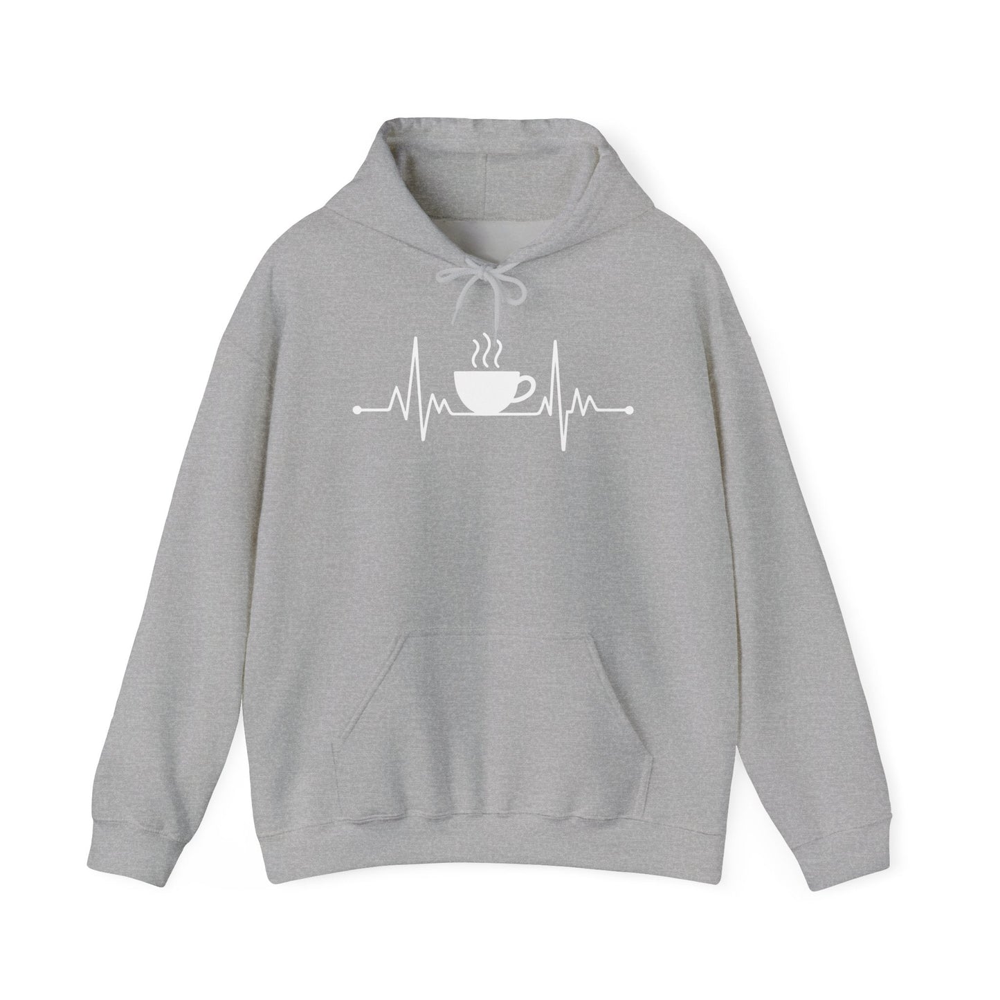 Coffee Heartbeat Drinking Coffee Hoodie