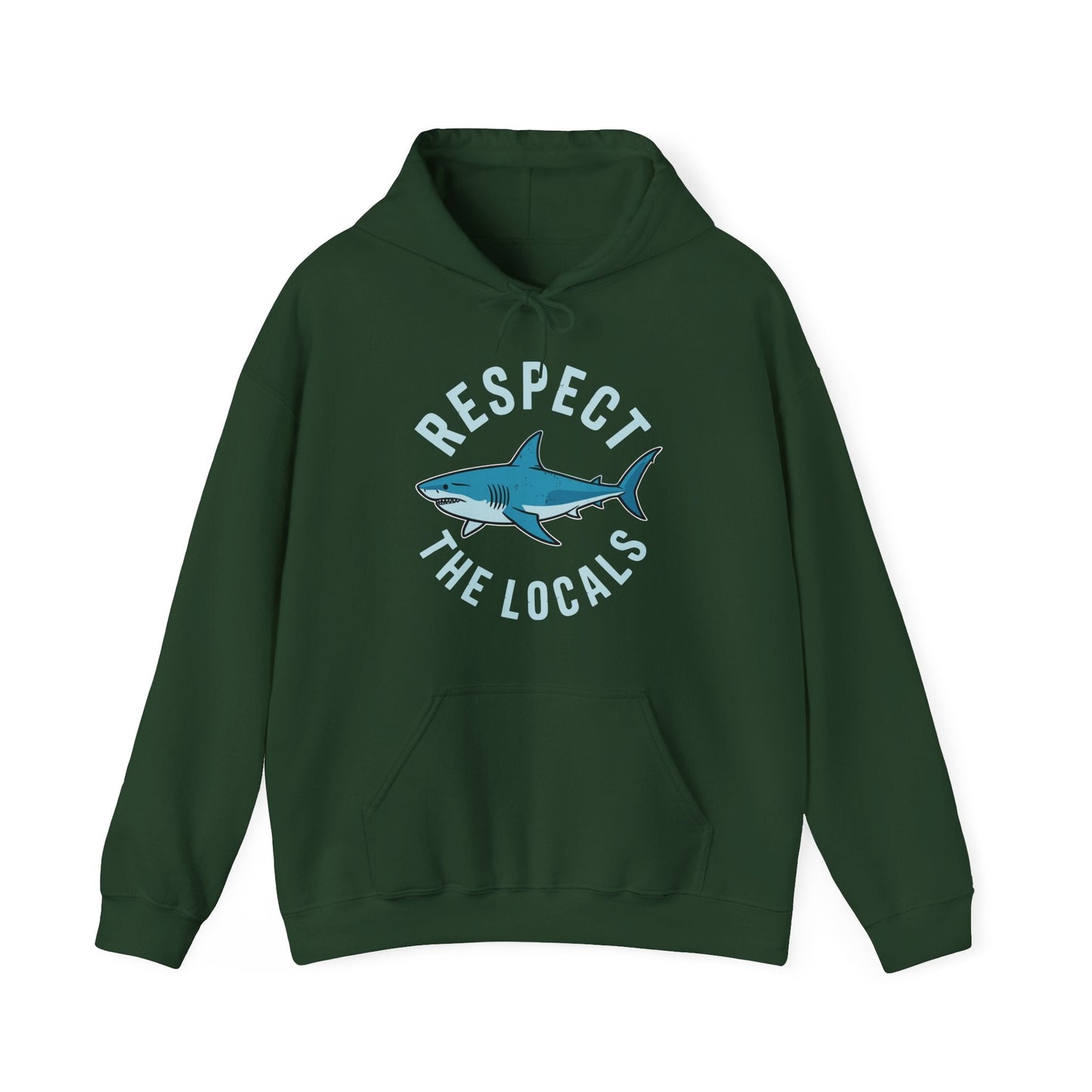 Respect The Locals Shark Ocean Animal Rights Biology Life Hoodie