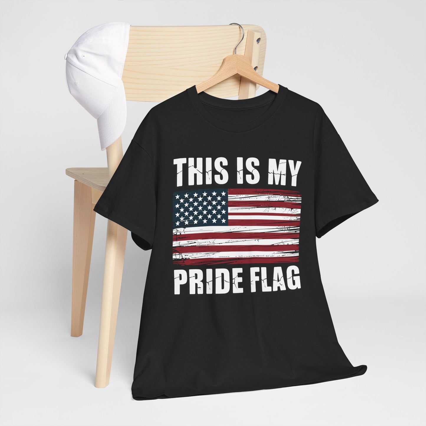 This Is My Pride Flag USA American 4th of July Patriotic T-Shirt