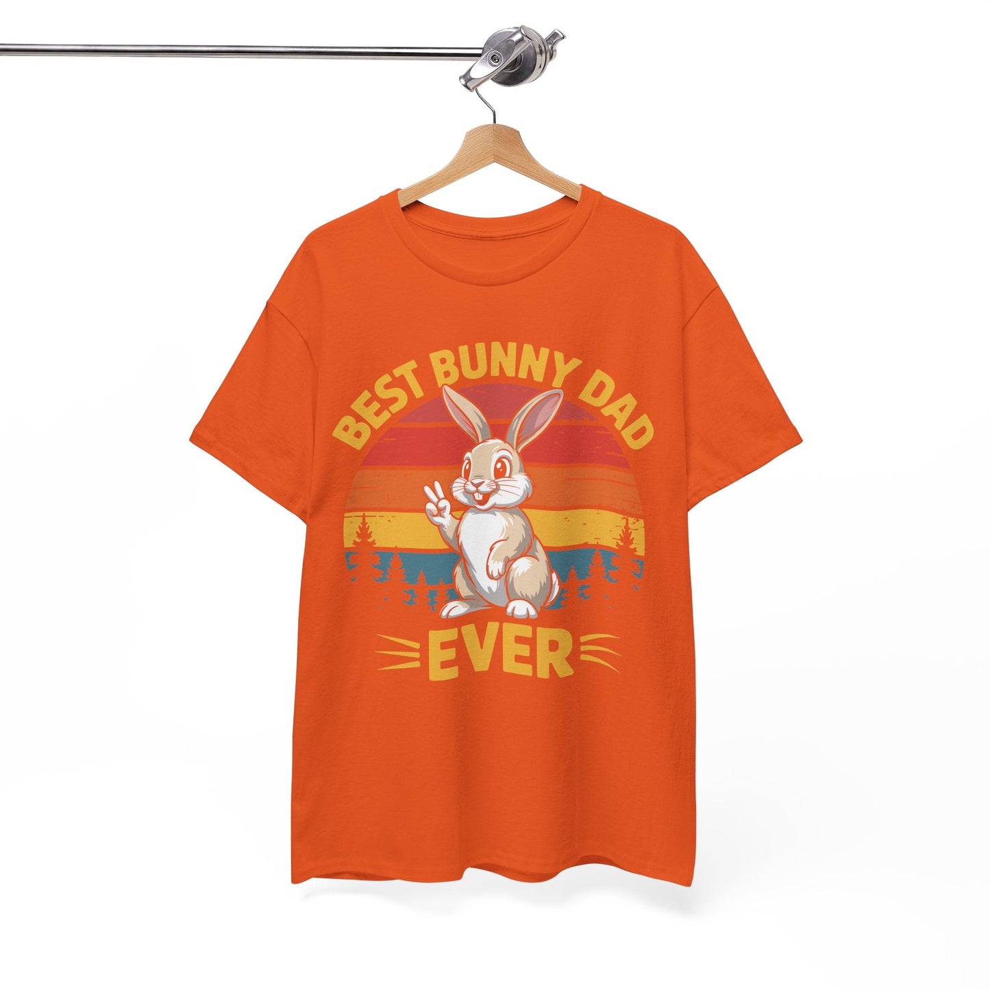 Best Bunny Dad Ever Funny Rabbit Lover Dad Gift T-Shirt for Pet Owners