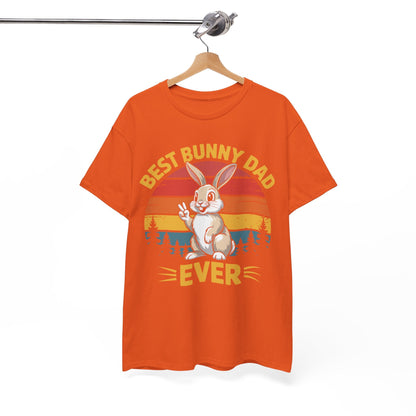 Best Bunny Dad Ever Funny Rabbit Lover Dad Gift T-Shirt for Pet Owners