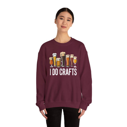 Craft Beer Vintage I Do Crafts Home Brew Art Sweatshirt