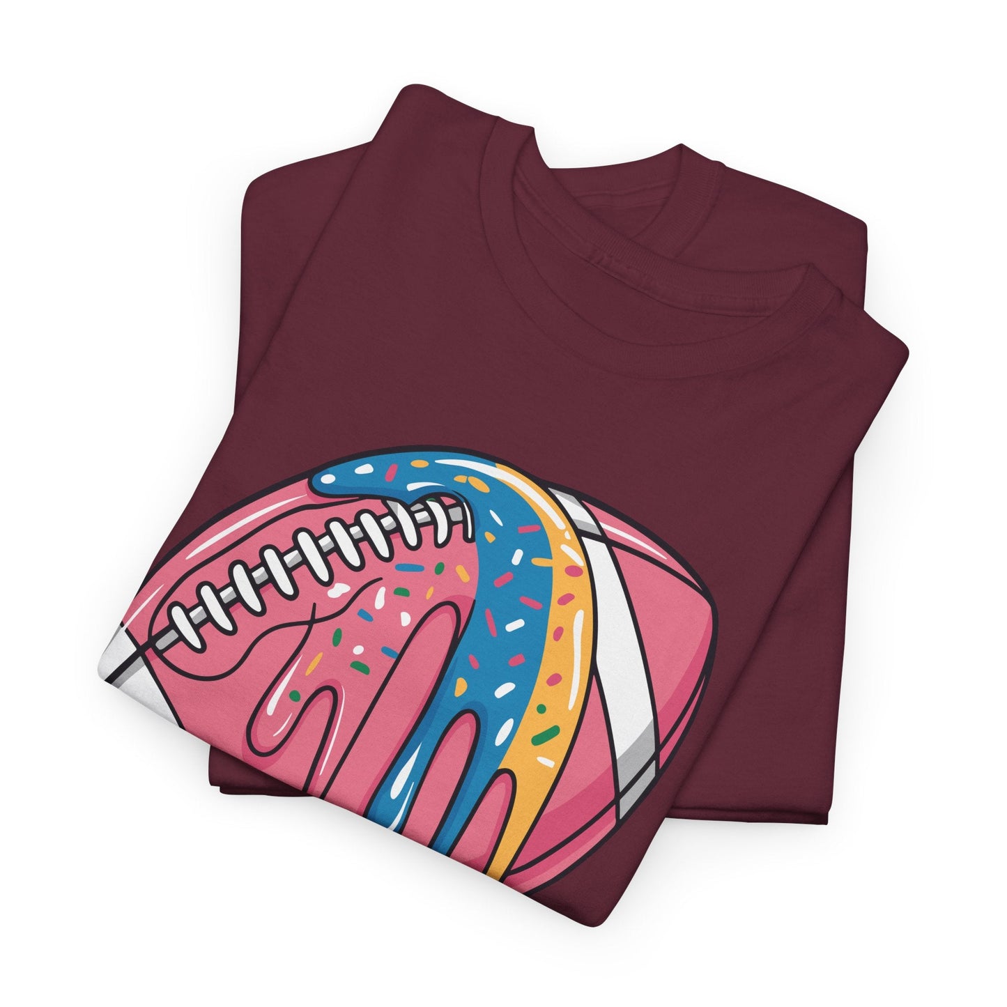 Football Drip For Lineman WR QB RB Ice Cream Sprinkles T-Shirt