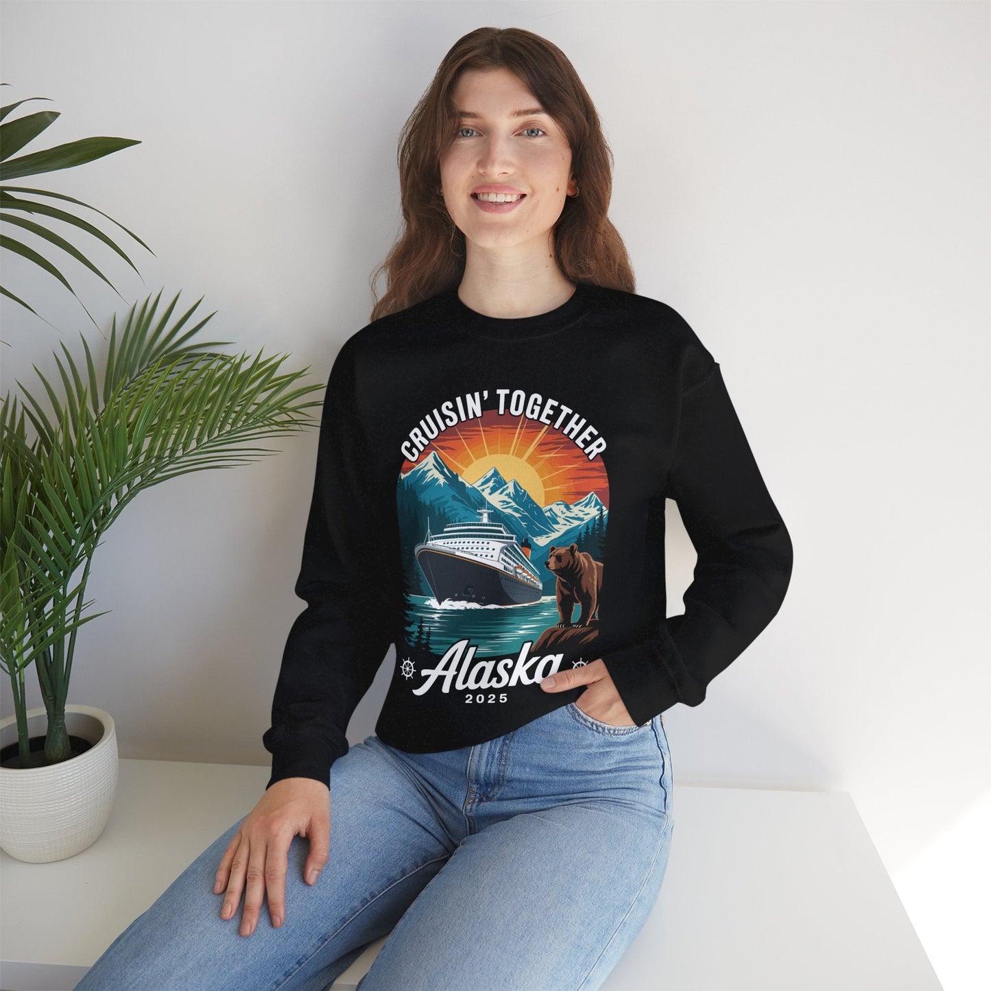 Cruisin Together Alaska 2025 Family Friend Alaska Cruise Sweatshirt