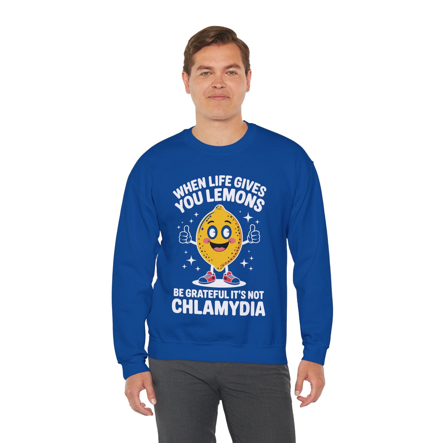 Lemons and Chlamydia Absurd Offensive Meme Sarcastic Edgy Sweatshirt