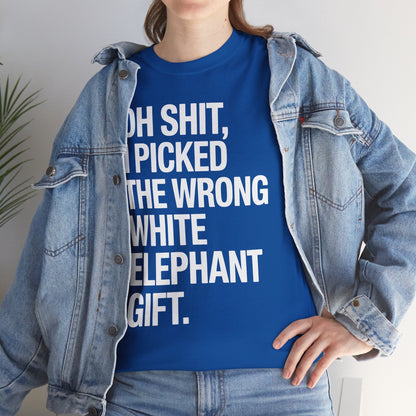Oh Shit Funny White Elephant Gifts for Adults Under 15 20 T-Shirt
