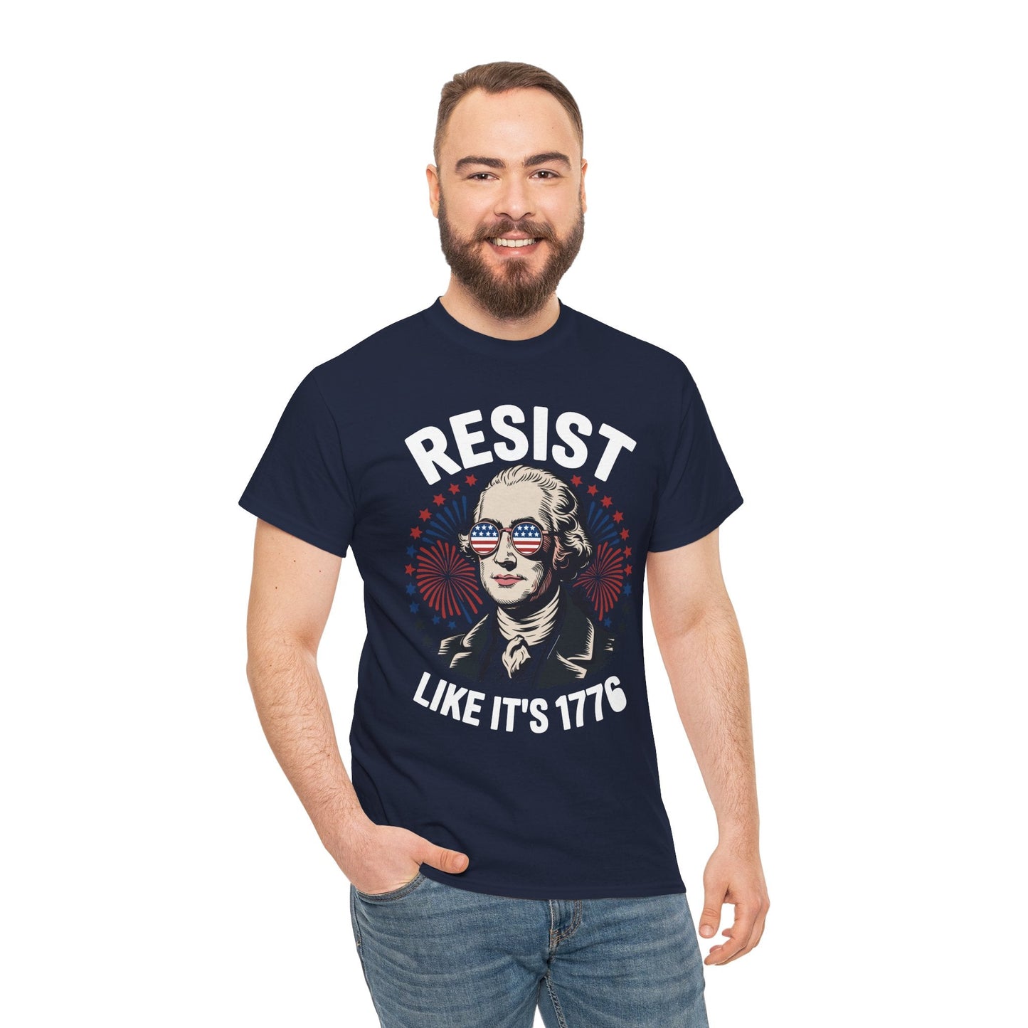 Resist Like It's 1776 Rejecting Kings 4th of July Anti-Trump T-Shirt