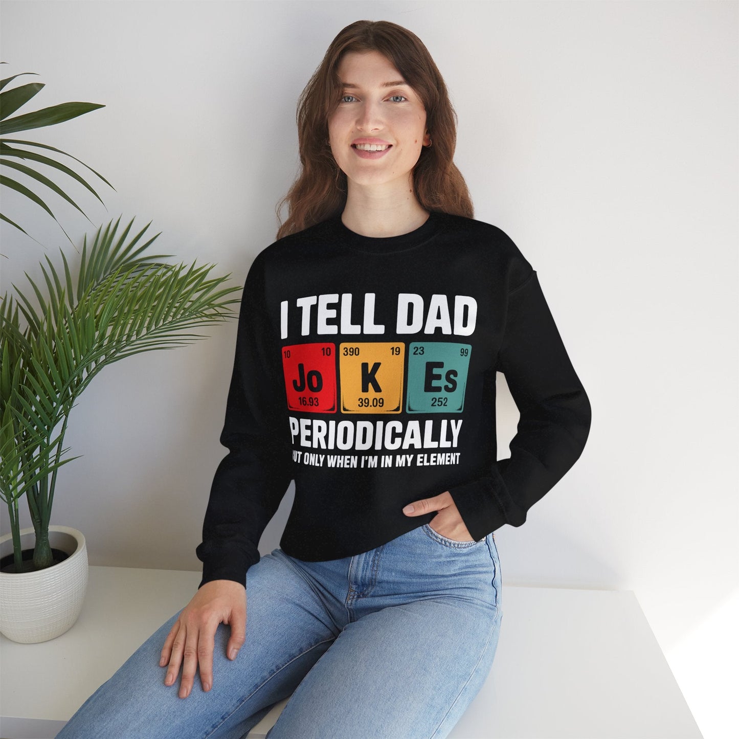 I Tell Dad Jokes Periodically Element Vintage Father's Day Sweatshirt