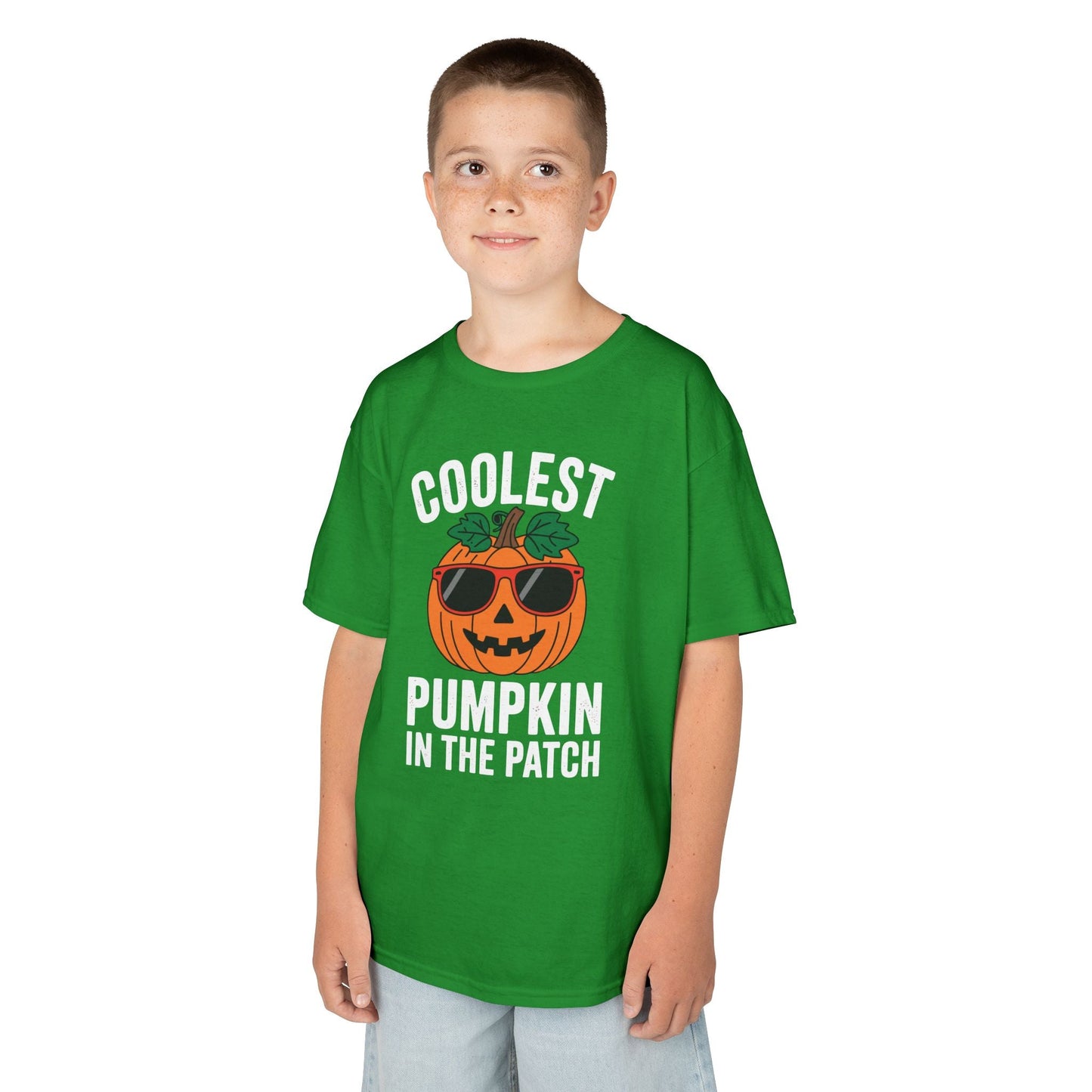 Kids Coolest Pumpkin In The Patch Halloween For Boys Girls T-Shirt