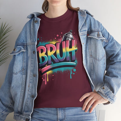 Bruh Graffiti Funny Saying Street Art Meme Men Boys T-Shirt