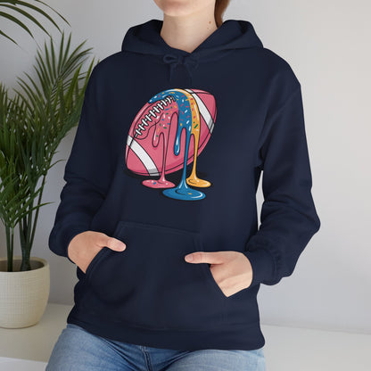 Football Drip For Lineman WR QB RB Ice Cream Sprinkles Hoodie