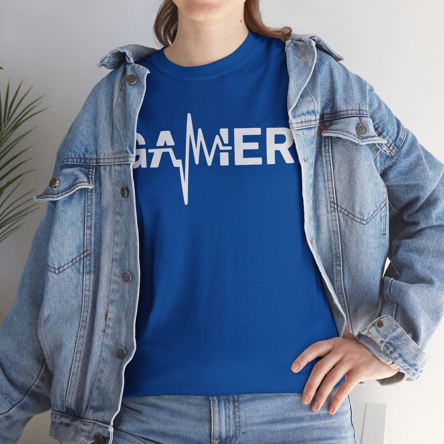Gamer Heartbeat Video Games Graphic T-Shirt