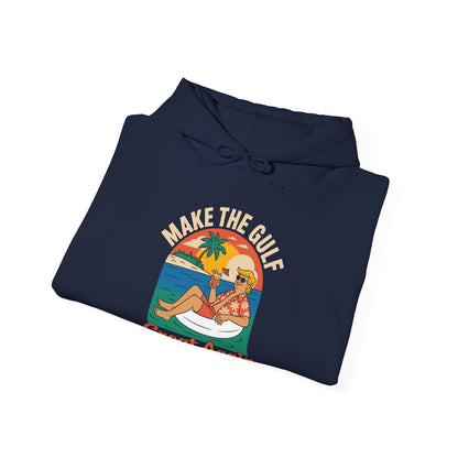 Funny Trump Make The Gulf Great Again Hoodie