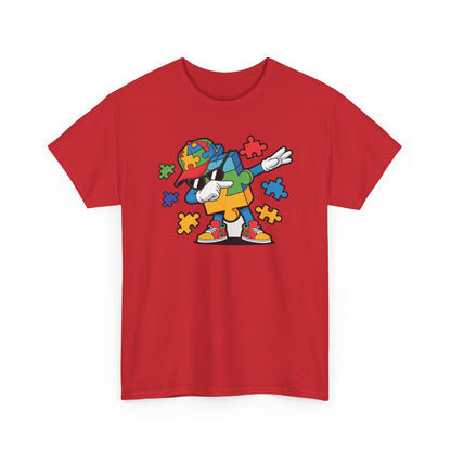 Dabbing Puzzle Autism Awareness T-Shirt