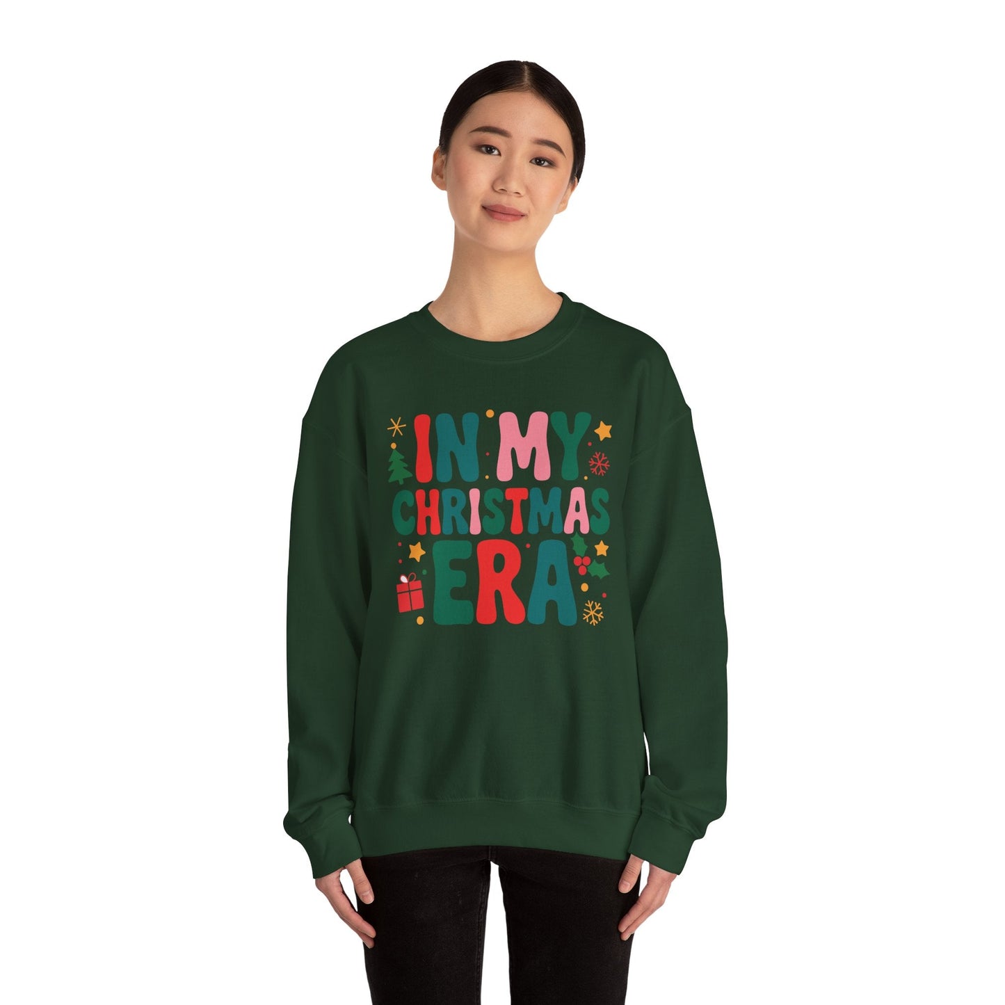 In My Christmas Era Cute Groovy Christmas Holiday Xmas Sweatshirt