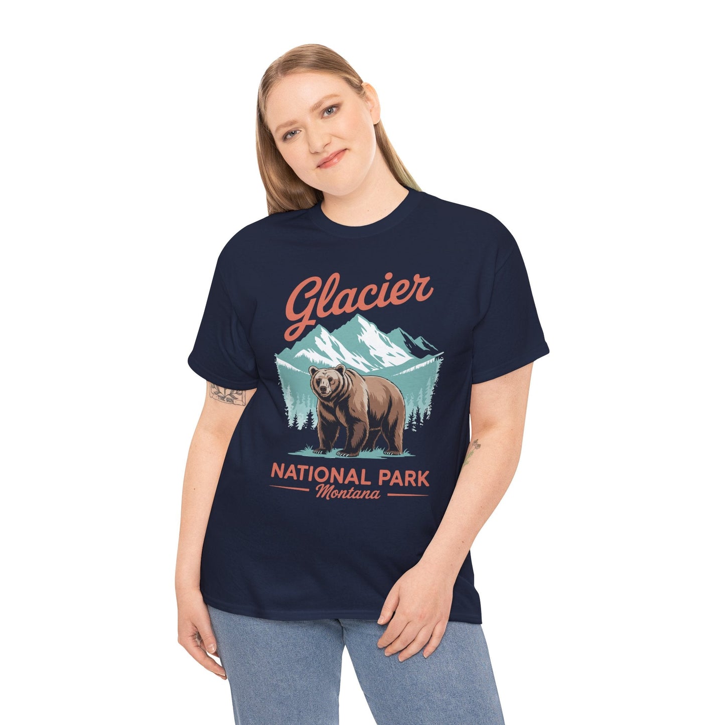 Glacier National Park retro T-Shirt