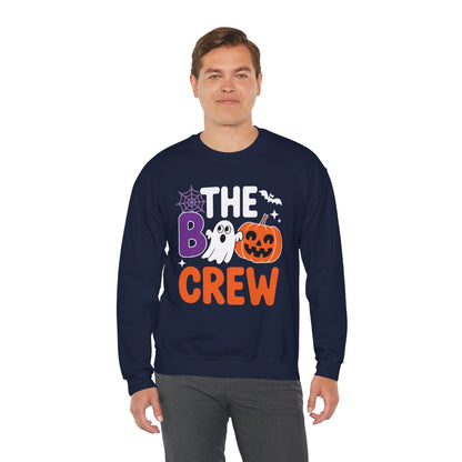 Halloween The Boo Crew Cute Ghost Spooky Family Matching Sweatshirt