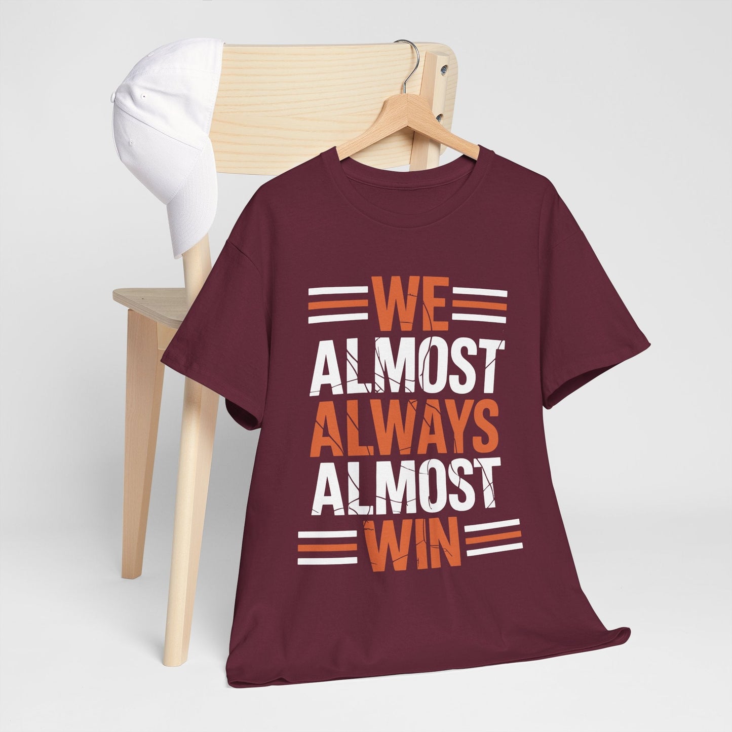 Funny Cleveland Throwback We Almost Always Almost Win Football Fans Lovers T-Shirt
