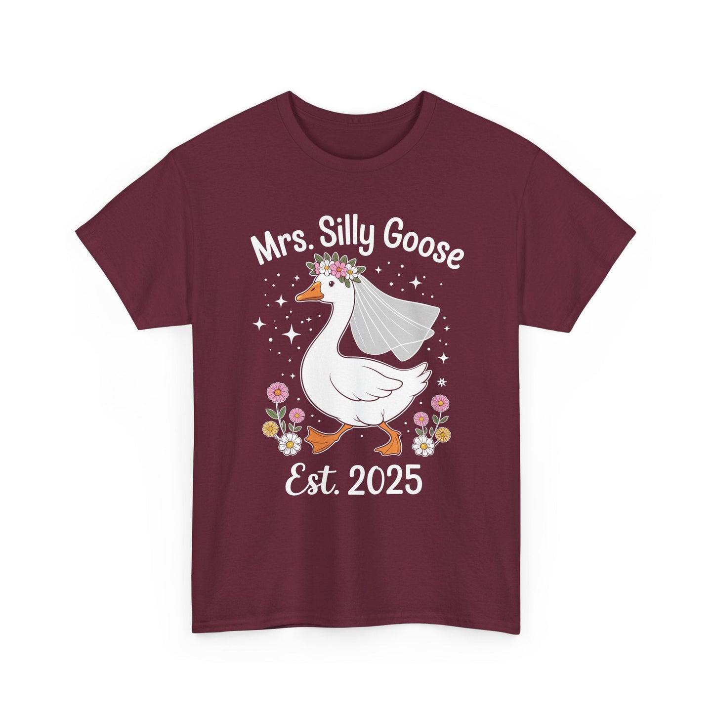 Mrs. Silly Goose Couple Matching Wedding Funny Bride to Be T-Shirt