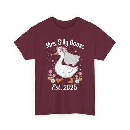 Mrs. Silly Goose Couple Matching Wedding Funny Bride to Be T-Shirt