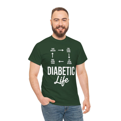 Funny Diabetic Type 1 Diabetes T1D Diabetes Awareness T-Shirt