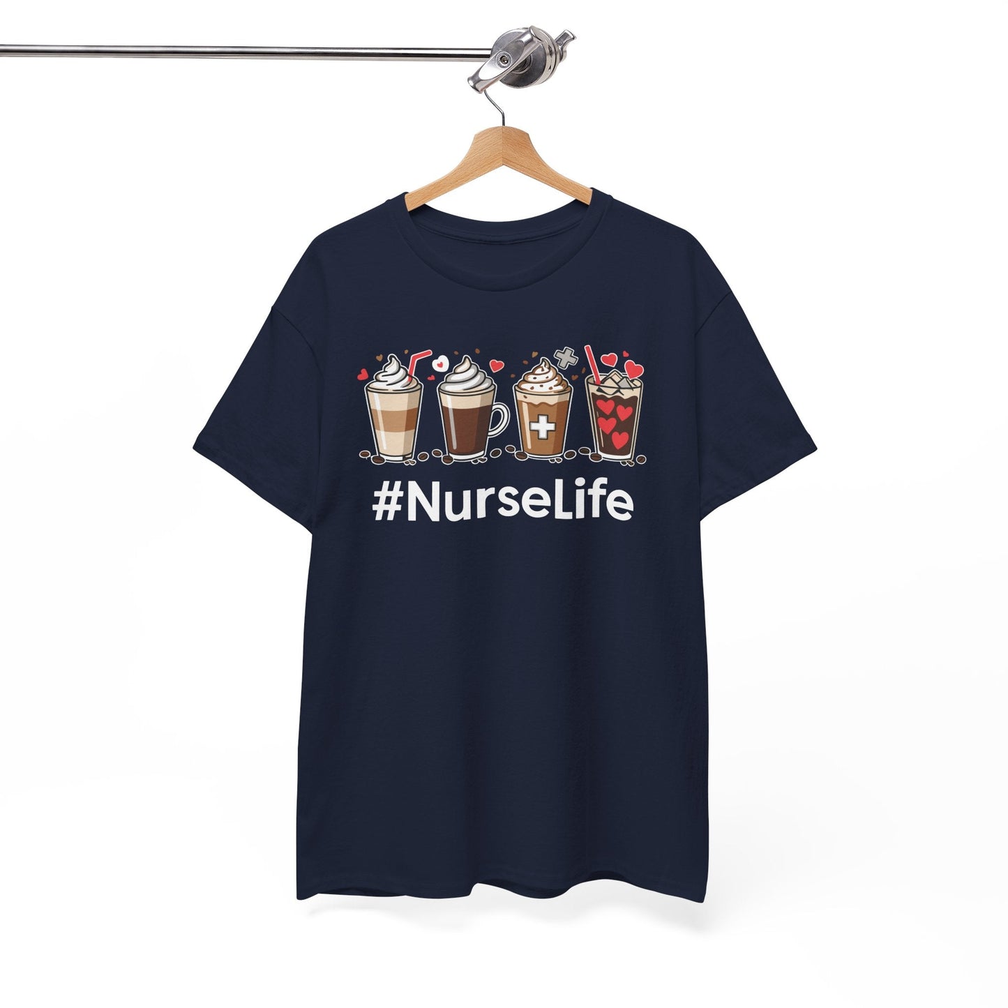 Nurse Life Funny Coffee Nurses Fuel Registered Nurse Medical T-Shirt