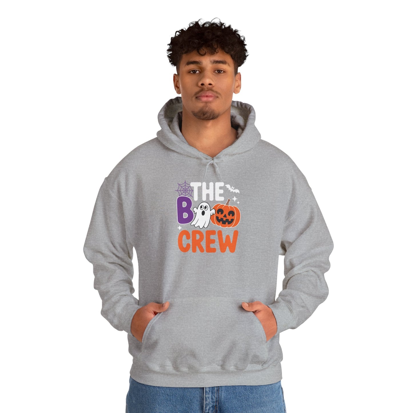 Halloween The Boo Crew Cute Ghost Spooky Family Matching Hoodie