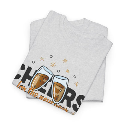 Happy New Year Cheers T-Shirt Festive New Year’s Eve Party Tee for Men and Women