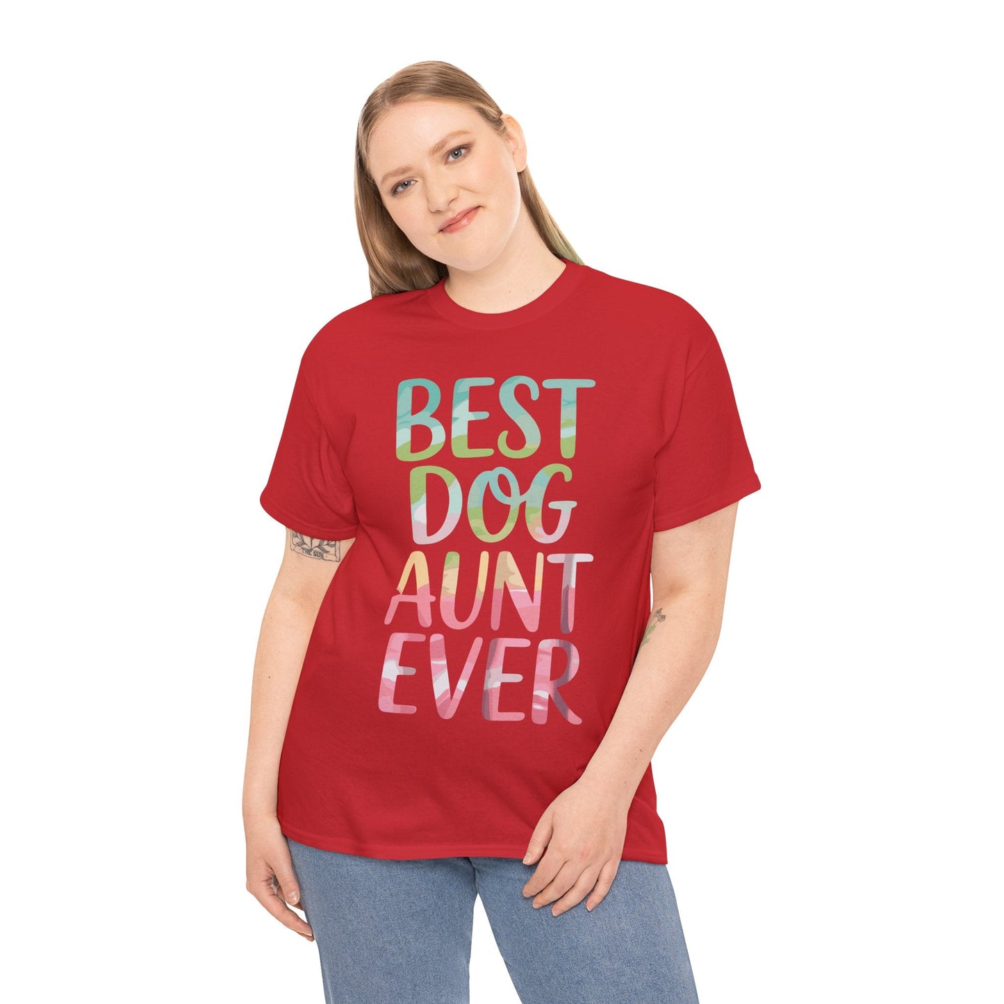 Best Dog Aunt Ever Shirt Women Dog Lover Auntie Mothers Day T-Shirt